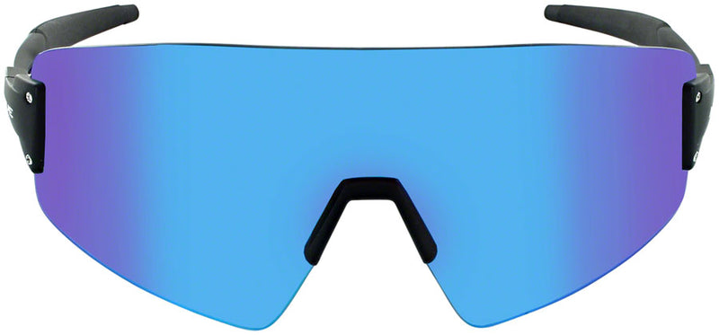 Load image into Gallery viewer, Optic Nerve FixieBLAST Sunglasses - Matte Black Smoke Lens with Blue Mirror
