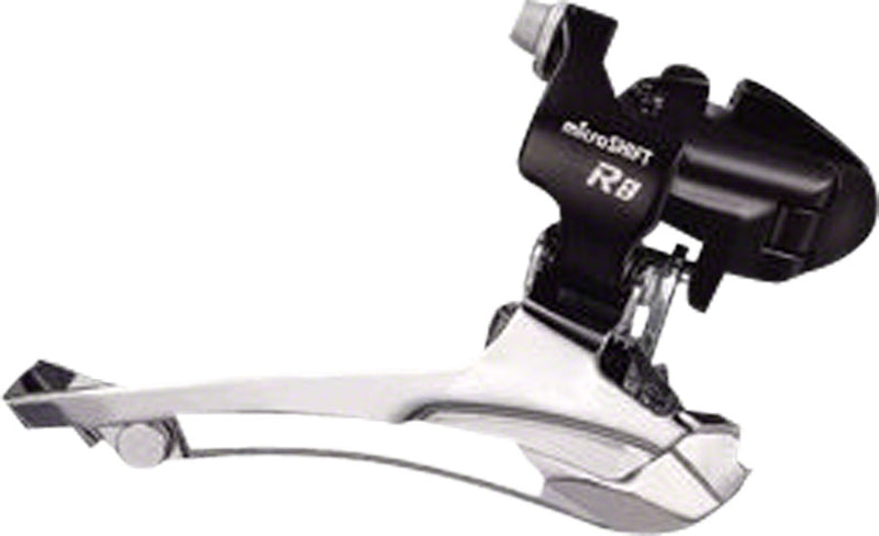 Load image into Gallery viewer, microSHIFT R8 Front Derailleur 7/8-Speed Double 52T Max 31.8/34.9 Band Clamp Shimano Compatible