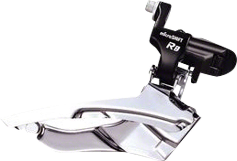 Load image into Gallery viewer, microSHIFT R8 Front Derailleur 7/8-Speed Triple 50/39/30T 31.8/34.9 Band Clamp Shimano Compatible