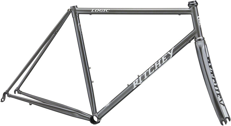 Load image into Gallery viewer, Ritchey Road Logic Frameset - 700c Steel Gray 53cm