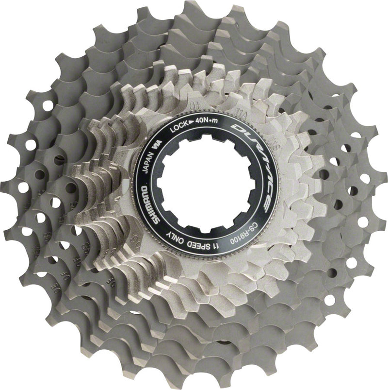 Load image into Gallery viewer, Shimano Dura Ace CS-R9100 Cassette - 11 Speed 11-25t Silver/Gray