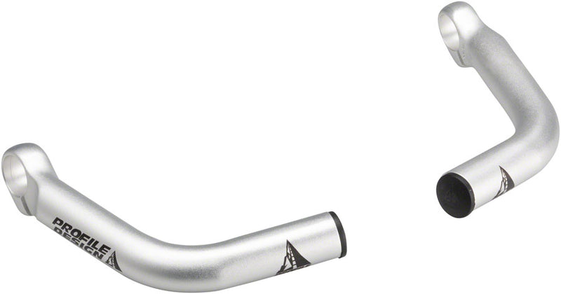 Load image into Gallery viewer, Profile Design Boxer Bar Ends: Silver