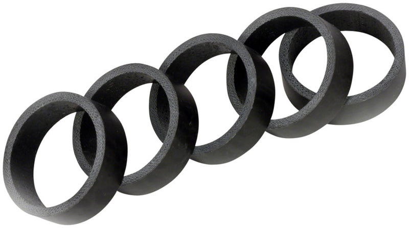 Load image into Gallery viewer, Wheels Manufacturing Carbon Headset Spacer - 1-1/8" 10mm Matte 5 pack