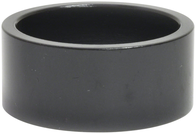 Load image into Gallery viewer, Wheels Manufacturing Aluminum Headset Spacer - 1-1/8" 15mm Black 1-each