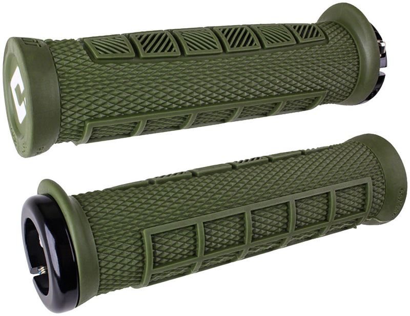 Load image into Gallery viewer, ODI Elite Pro V2.1 Grips - Green/Black Lock-On