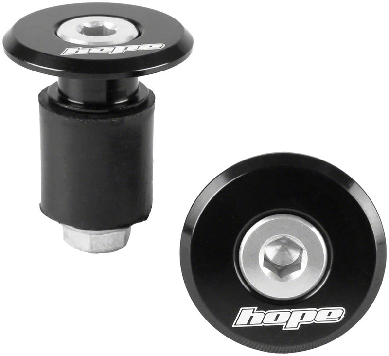 Load image into Gallery viewer, Hope Grip Doctor Bar End Plugs Black