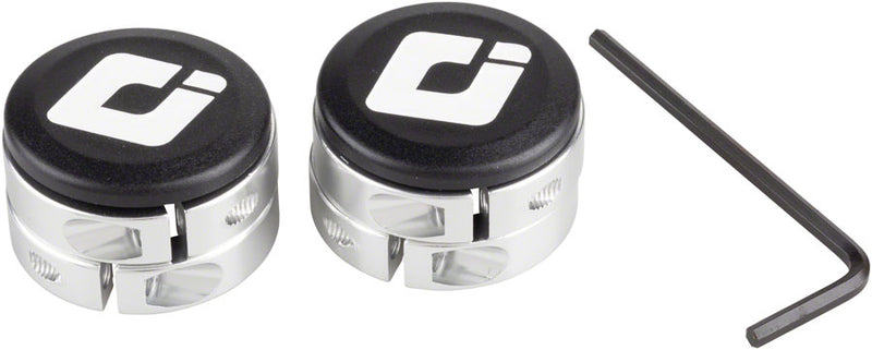 Load image into Gallery viewer, ODI Lock Jaw clamps w/ Snap caps Silver set/4