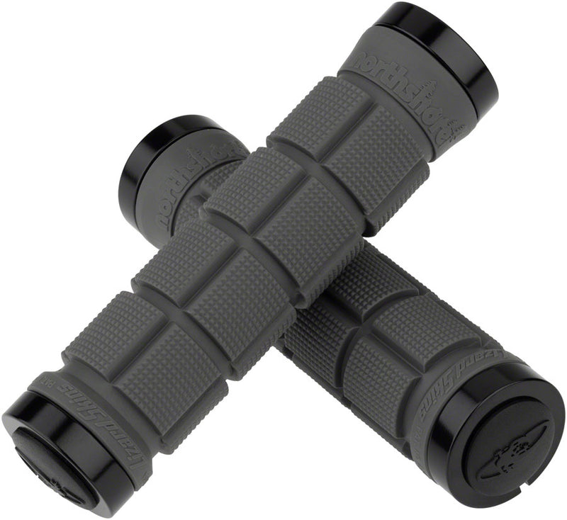 Load image into Gallery viewer, Lizard Skins Northshore Grips - Graphite Lock-On