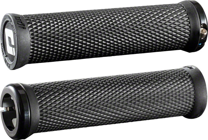 Load image into Gallery viewer, ODI Elite Motion Grips - Black Lock-On