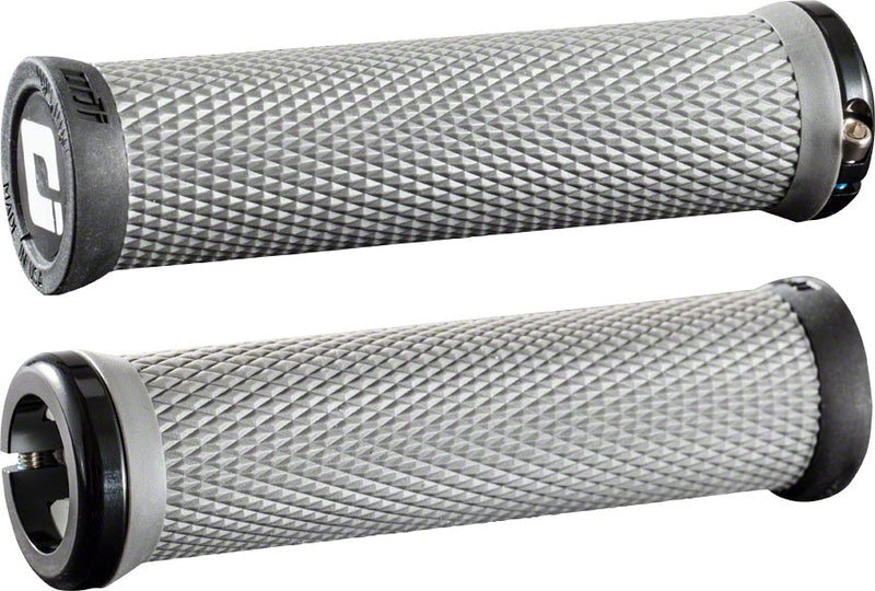 Load image into Gallery viewer, ODI Elite Motion Grips - Graphite Black Lock-On
