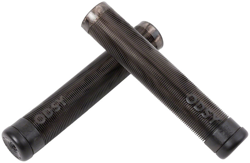 Load image into Gallery viewer, Odyssey BROC Grips - Black/Clear Swirl
