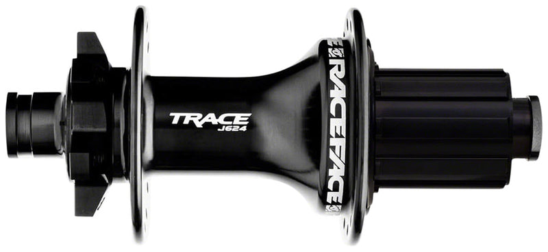 Load image into Gallery viewer, RaceFace Trace J-Bend 624 Rear Hub - 12 x 148mm 6-Bolt HG 11 MTN Black 32H