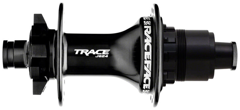 Load image into Gallery viewer, RaceFace Trace J-Bend 624 Rear Hub - 12 x 148mm 6-Bolt XD Black 32H