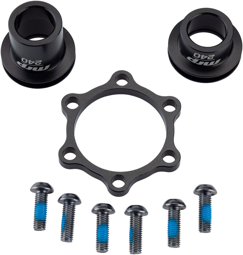 Load image into Gallery viewer, MRP Better Boost Endcap Kit - Converts 15mm x 100mm to Boost 15mm x 110mm - fits DT 240 6-bolt