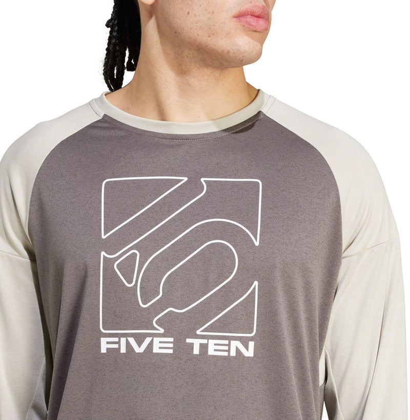 Load image into Gallery viewer, Five Ten Long Sleeve Jersey - Charcoal/Gray Mens X-Large
