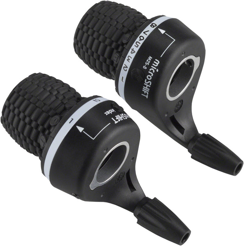 Load image into Gallery viewer, microSHIFT MS25-8 Twist Shifter Set 8-Speed Triple Shimano Compatible