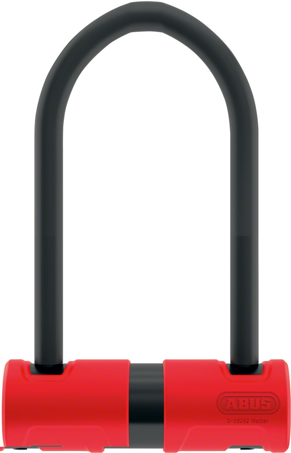 Load image into Gallery viewer, Abus 440A Alarm U-Lock - 4.2 x 6.3" Keyed Black/Red Includes bracket
