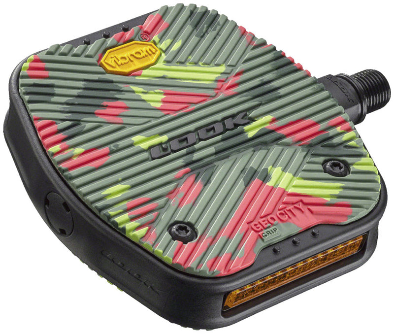 Load image into Gallery viewer, LOOK Geo City Grip Pedals - Platform 9/16" Camo