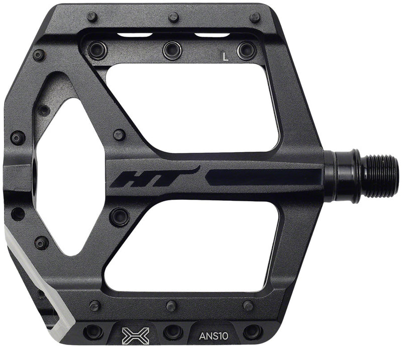 Load image into Gallery viewer, HT Components ANS10 Pedals - Platform Aluminum 9/16" Stealth Black