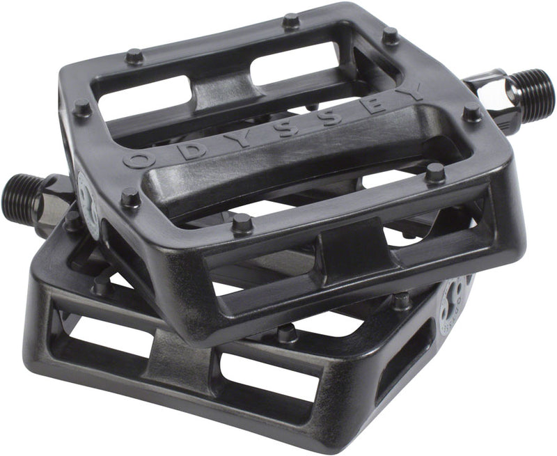 Load image into Gallery viewer, Odyssey Grandstand V2 PC Pedals - Platform Composite/Plastic 9/16" Black
