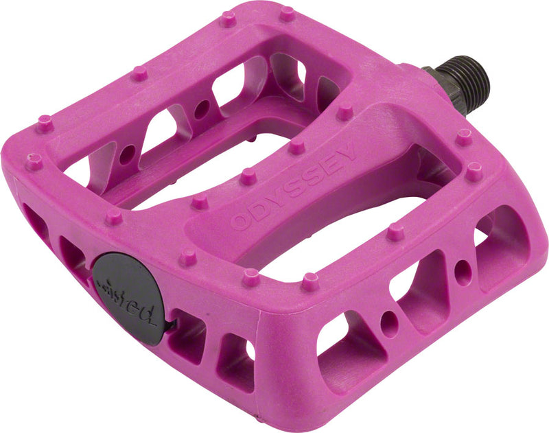 Load image into Gallery viewer, Odyssey Twisted PC Pedals - Platform Composite/Plastic 9/16" Purple