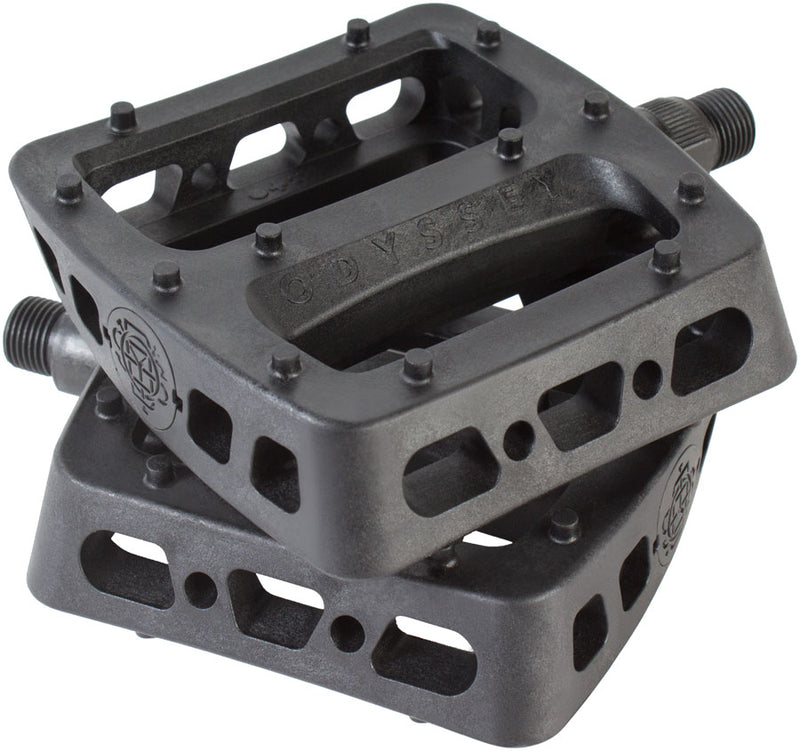 Load image into Gallery viewer, Odyssey Twisted Pro PC Pedals - Platform Composite/Plastic 9/16" Black