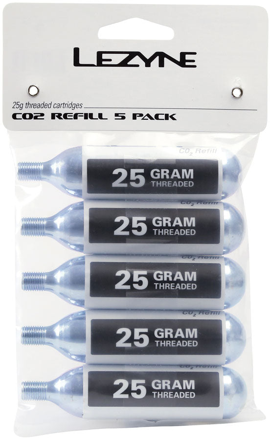 Load image into Gallery viewer, Lezyne 25g CO2 Cartridge Pack of 5