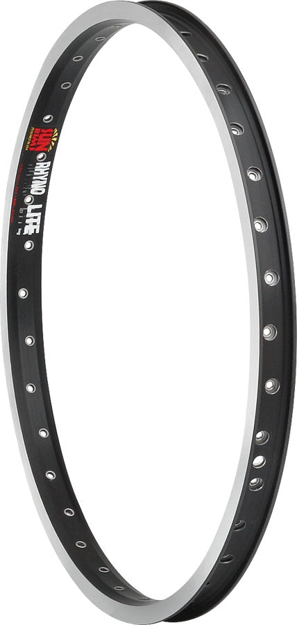 Load image into Gallery viewer, Sun Ringle Rhyno Lite Rim - 20" Black/Silver 36H Clincher Schraeder