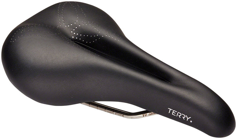 Load image into Gallery viewer, Terry Butterfly Ti Gel+ Saddle - Titanium Black Womens
