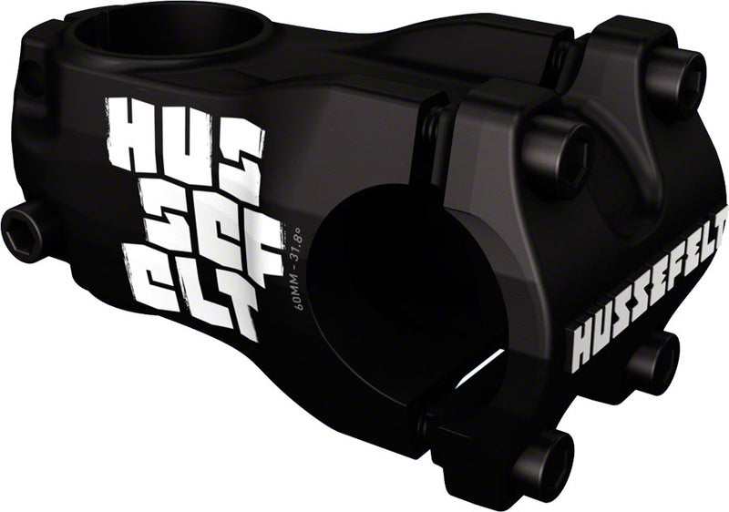 Load image into Gallery viewer, TruVativ Hussefelt Stem - 60mm 31.8 Clamp +/-0 1 1/8" Aluminum Black
