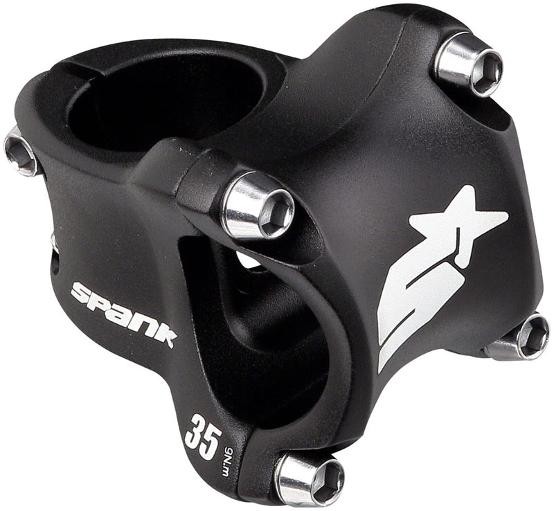 Load image into Gallery viewer, Spank Spike Race 2 Stem - 35mm 31.8 Clamp +/-0 1 1/8" Aluminum Black