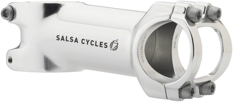 Load image into Gallery viewer, Salsa Guide Stem - 80mm 31.8 clamp +/-6 1 1/8" Aluminum Silver