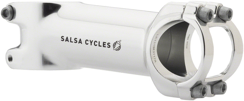 Load image into Gallery viewer, Salsa Guide Stem - 90mm 31.8 clamp +/-6 1 1/8" Aluminum Silver