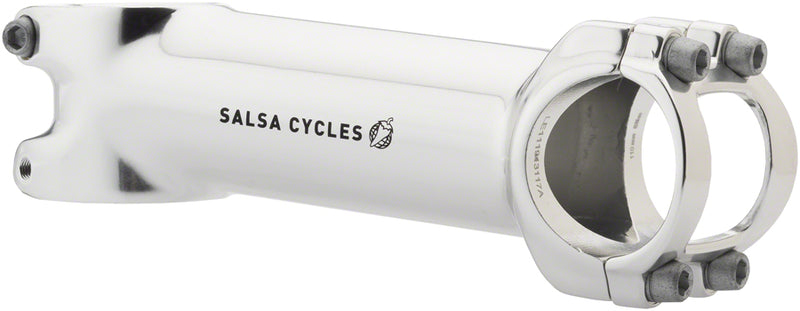 Load image into Gallery viewer, Salsa Guide Stem - 110mm 31.8 clamp +/-6 1 1/8" Aluminum Silver