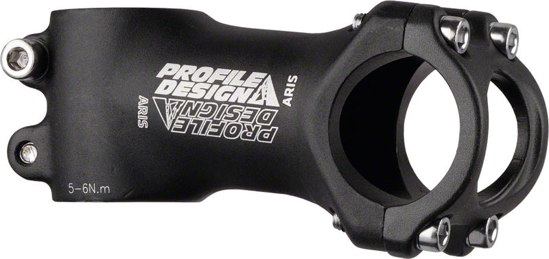 Load image into Gallery viewer, Profile Design Aris Stem - 80mm 31.8 Clamp +/-7 1 1/8" Aluminum Black