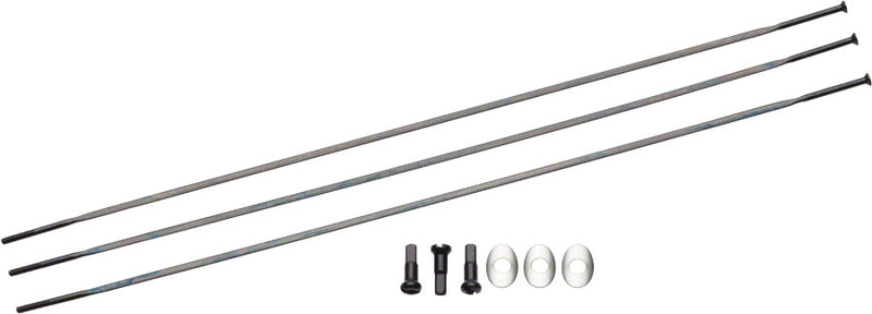 Load image into Gallery viewer, Zipp Straight Pull Spokes and Nipples CXRay 248mm Black 3-pack