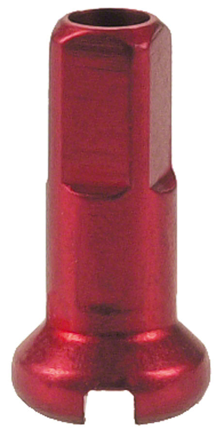 Load image into Gallery viewer, DT Swiss Standard Spoke Nipples - Aluminum 2.0 x 12mm Red Box of 100