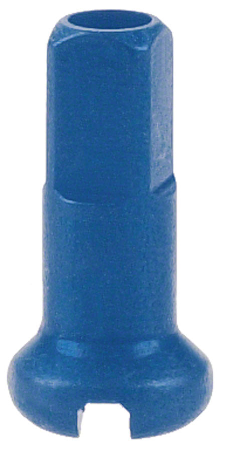Load image into Gallery viewer, DT Swiss Standard Spoke Nipples - Aluminum 2.0 x 12mm Blue Box of 100