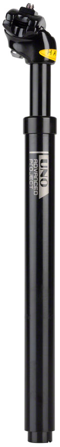 Load image into Gallery viewer, Kalloy Uno Comfort Sus Seatpost 27.2 x 350mm Black
