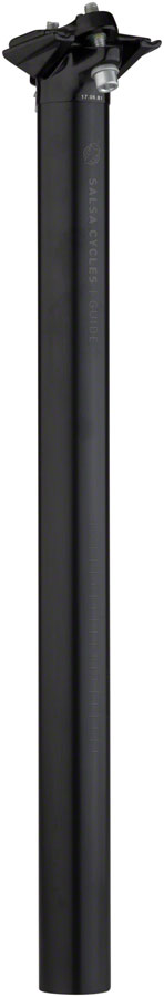 Load image into Gallery viewer, Salsa Guide Deluxe Seatpost 27.2 x 400mm 0mm Offset Black
