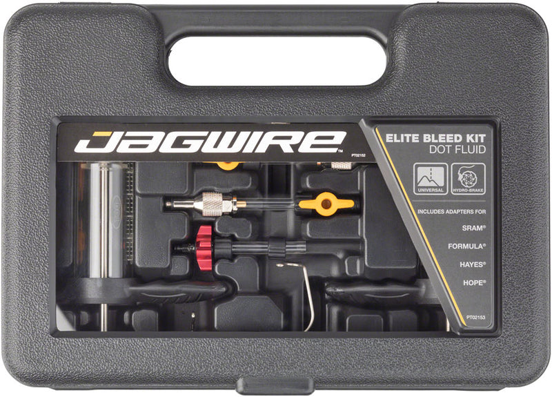 Load image into Gallery viewer, Jagwire Elite DOT Bleed Kit includes SRAM Avid Formula Hayes Hope Adapters