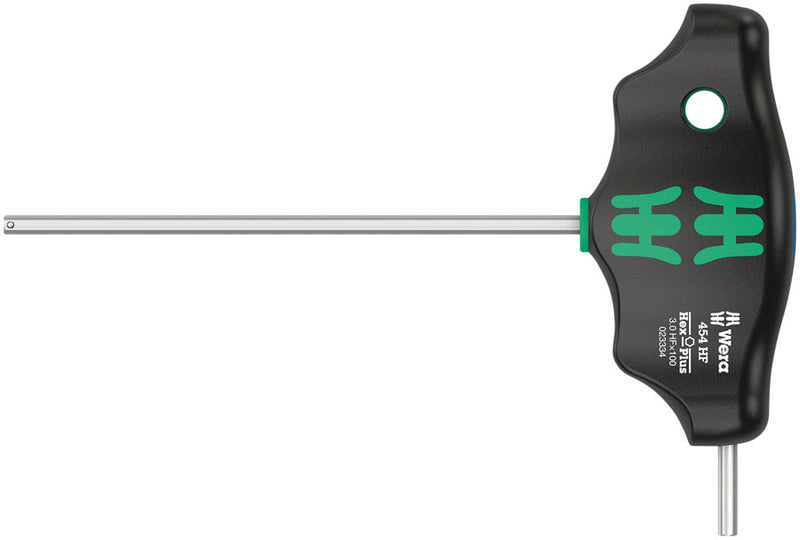 Load image into Gallery viewer, Wera 454 HF T-handle hexagon screwdriver Hex-Plus holding function 3 x 100 mm