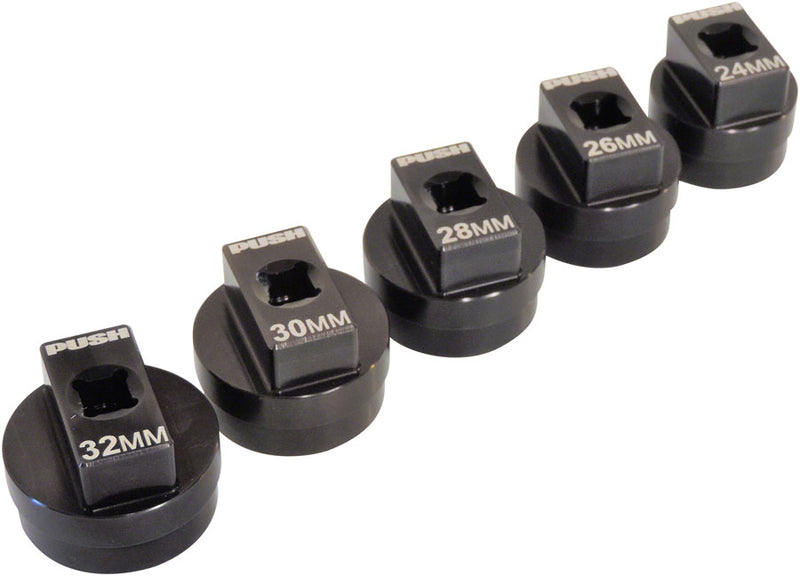 Load image into Gallery viewer, PUSH Industries Chamferless 3/8" Drive Socket Set - 24/26/28/30/32mm