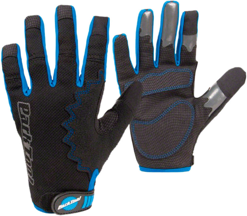 Load image into Gallery viewer, Park Tool Mechanics Gloves Small Black/Blue