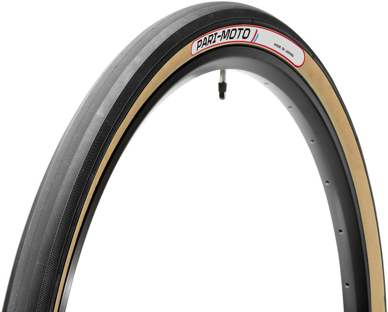 Load image into Gallery viewer, Panaracer Pari-Moto Tire - 650b x 42 Clincher Folding Black/Amber