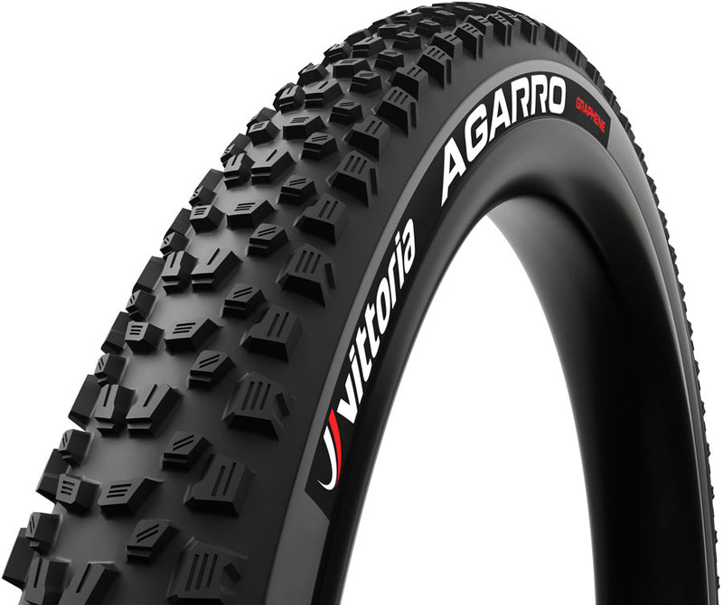 Load image into Gallery viewer, Vittoria Agarro Tire - 27.5 x 2.4 Tubeless Folding BLK/Anthracite TNT Graphene G2.0