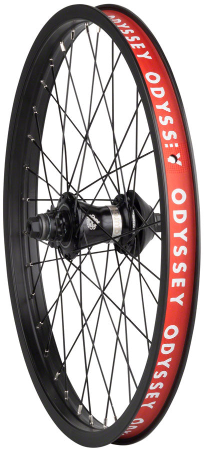 Load image into Gallery viewer, Odyssey Quadrant Rear Wheel - 20" 14 x 110mm Rim Brake Freecoaster RHD Black