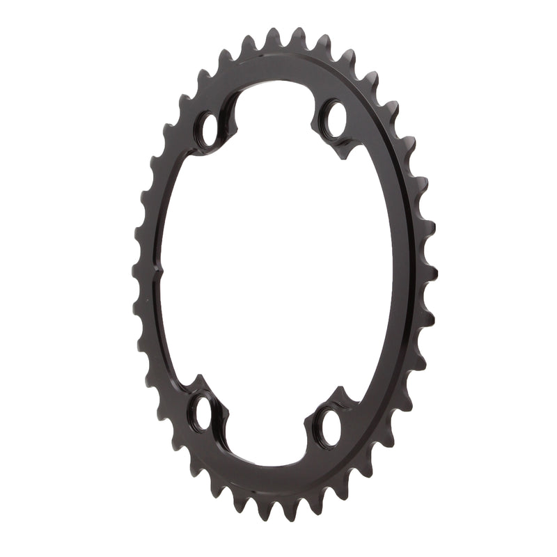 Load image into Gallery viewer, absoluteBLACK Round Chainring 4x110BCD Shimano Asym 36T - Black