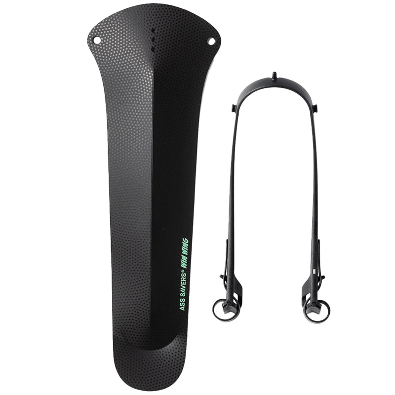 Load image into Gallery viewer, Ass Savers Win Wing 2 Road Fender Black