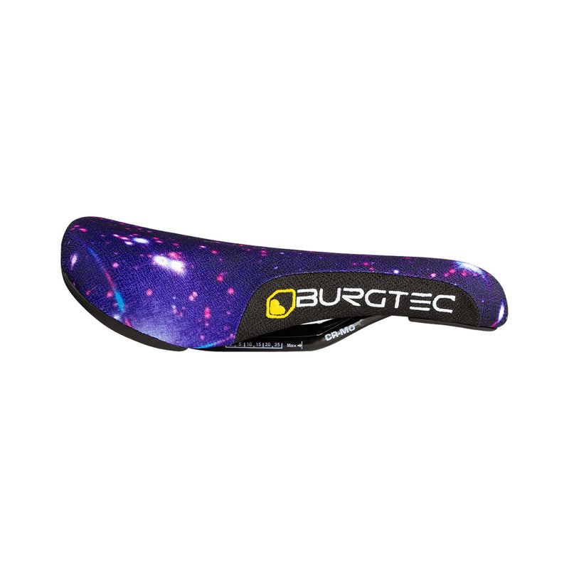 Load image into Gallery viewer, Burgtec The Cloud Boost Saddle Cromo/Plastic Base Nebula